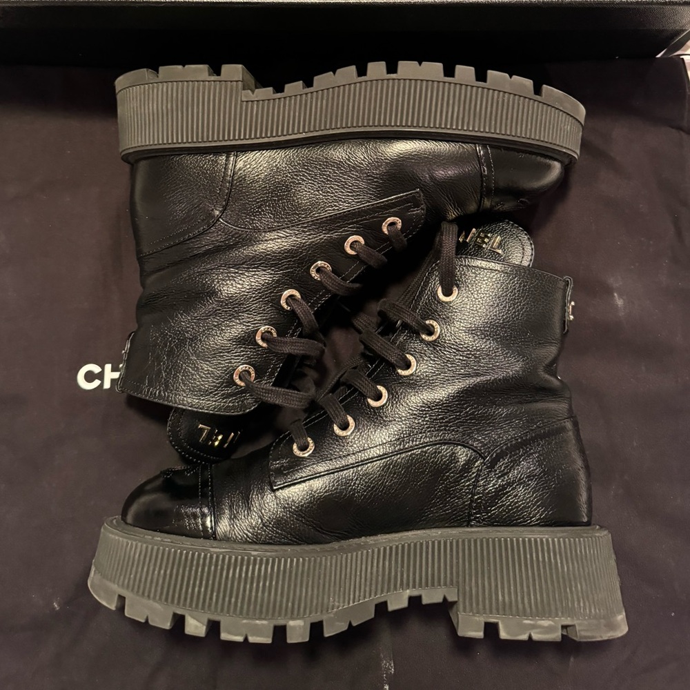 ⭐️AUTHENTIC Chanel Roots Lu Boot
